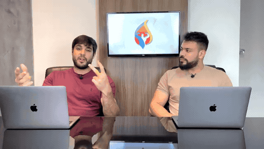 Gravação do Chama na Melhor Forma, com Dennis Salles e Rômulo Cordeiro